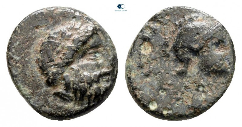 Aiolis. Autokane circa 300-200 BC. 
Bronze Æ

9 mm, 0,53 g



very fine