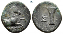 Aiolis. Kyme circa 350-250 BC. Bronze Æ