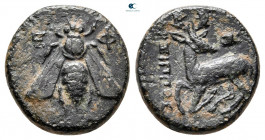 Ionia. Ephesos circa 390-300 BC. Bronze Æ