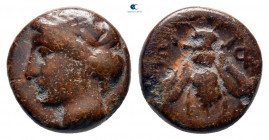Ionia. Ephesos circa 375-325 BC. Bronze Æ