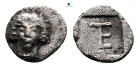 Ionia. Kolophon circa 500-450 BC. Tetartemorion AR