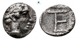 Ionia. Kolophon circa 450-410 BC. Tetartemorion AR