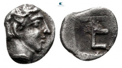 Ionia. Kolophon circa 450-410 BC. Tetartemorion AR