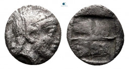 Ionia. Kolophon circa 450-400 BC. Tetartemorion AR