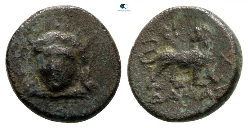 Ionia. Miletos circa 250-190 BC. 
Bronze Æ

11 mm, 0,83 g



nearly very ...