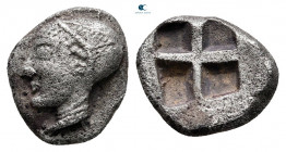 Ionia. Phokaia circa 521-478 BC. Diobol AR