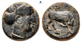 Ionia. Phygela circa 350-300 BC. Bronze Æ