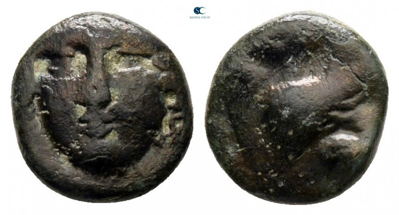 Caria. Kaunos circa 390-370 BC. 
Bronze Æ

9 mm, 0,81 g



nearly very fi...