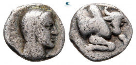 Caria. Tabai circa 168-81 BC. Diobol AR
