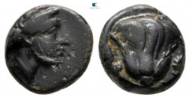 Islands off Caria. Rhodos circa 400-300 BC. Bronze Æ