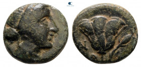 Islands off Caria. Rhodos circa 350-300 BC. Bronze Æ