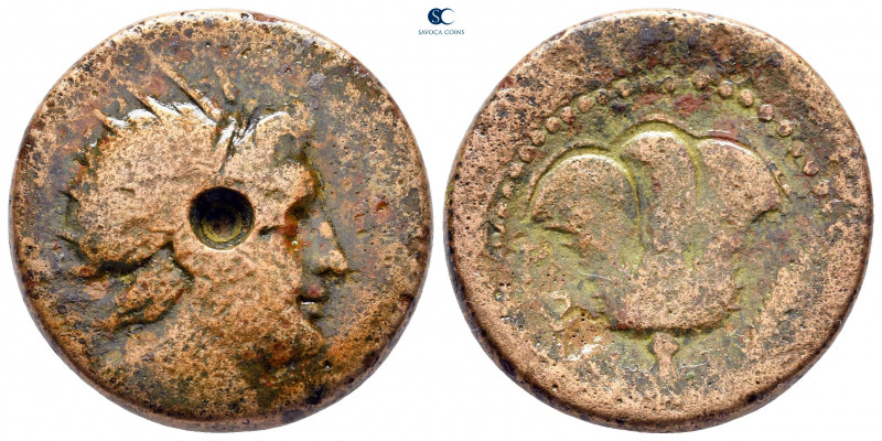 Islands off Caria. Rhodos circa 88 BC. 
Bronze Æ

27 mm, 14,88 g



fine