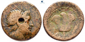 Islands off Caria. Rhodos circa 88 BC. Bronze Æ