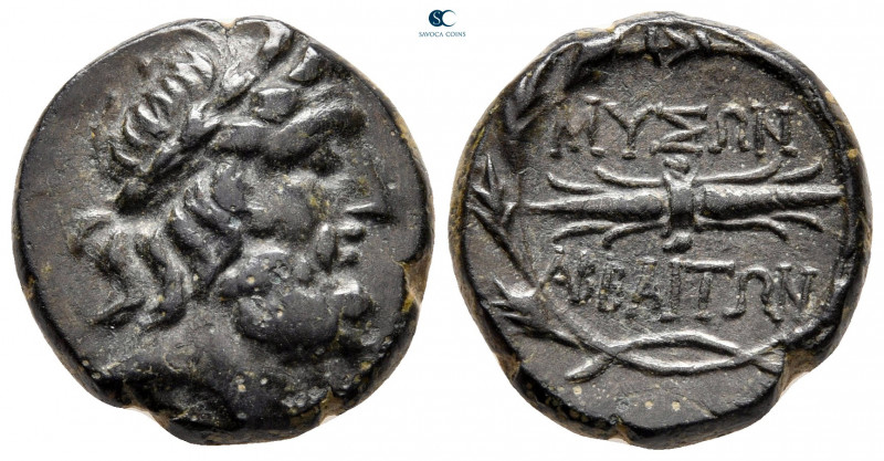 Phrygia. Abbaitis circa 200-0 BC. 
Bronze Æ

19 mm, 6,98 g



very fine
