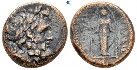 Phrygia. Apameia circa 88-40 BC. Heraklei-, son of Eglo-, eglogistes. Bronze Æ