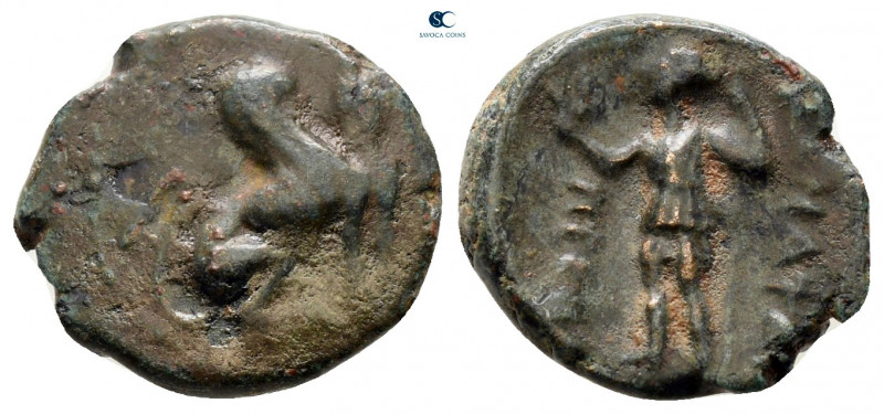 Pamphylia. Perge circa 260-230 BC. 
Bronze Æ

13 mm, 1,63 g



very fine