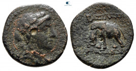 Seleukid Kingdom. Antioch on the Orontes. Alexander I Balas 152-145 BC. Bronze Æ