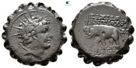 Seleukid Kingdom. Antioch on the Orontes. Antiochos VI Dionysos 144-142 BC. Serrate Æ