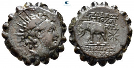 Seleukid Kingdom. Antioch on the Orontes. Antiochos VI Dionysos 144-142 BC. Serrate Æ