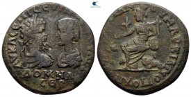 Moesia Inferior. Marcianopolis. Septimius Severus, with Julia Domna AD 193-211. Bronze Æ
