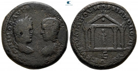 Moesia Inferior. Marcianopolis. Caracalla, with Julia Domna AD 198-217. Bronze Æ