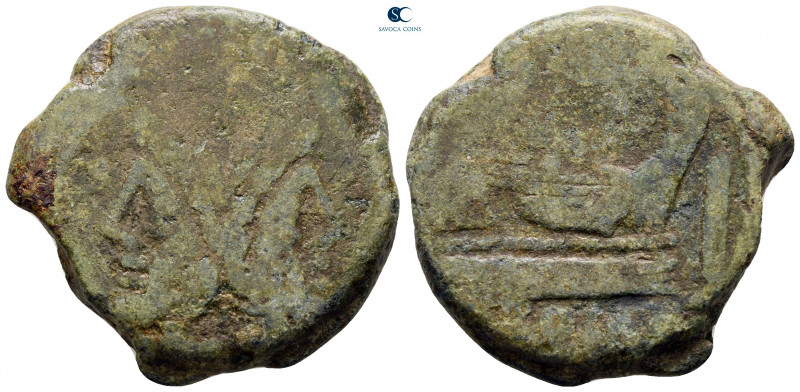 Anonymous after 211 BC. Rome
As Æ

33 mm, 27,82 g



fine