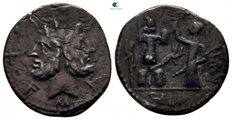 M. Furius L. f. Philus 120 BC. Rome
Denarius AR

19 mm, 3,01 g



nearly ...
