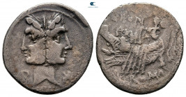 C. Fonteius 114-113 BC. Rome. Denarius AR