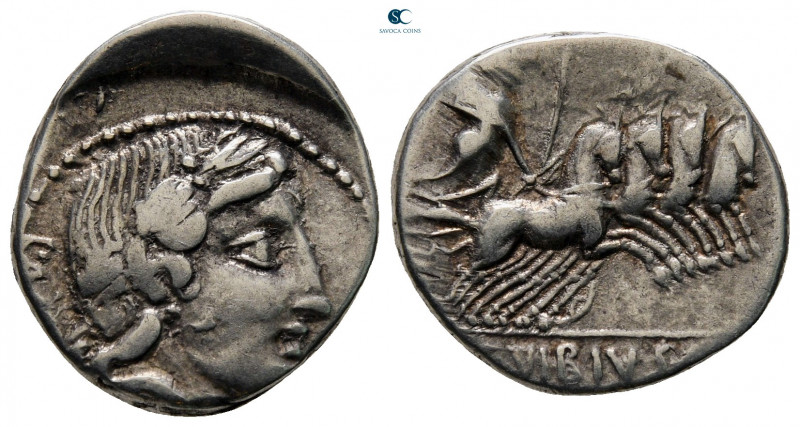 C. Vibius C.f. Pansa 90 BC. Rome
Denarius AR

18 mm, 3,69 g



very fine