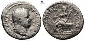 Vitellius AD 69-69. Lugdunum. Denarius AR