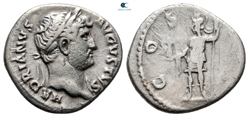 Hadrian AD 117-138. Rome
Denarius AR

17 mm, 2,91 g



very fine