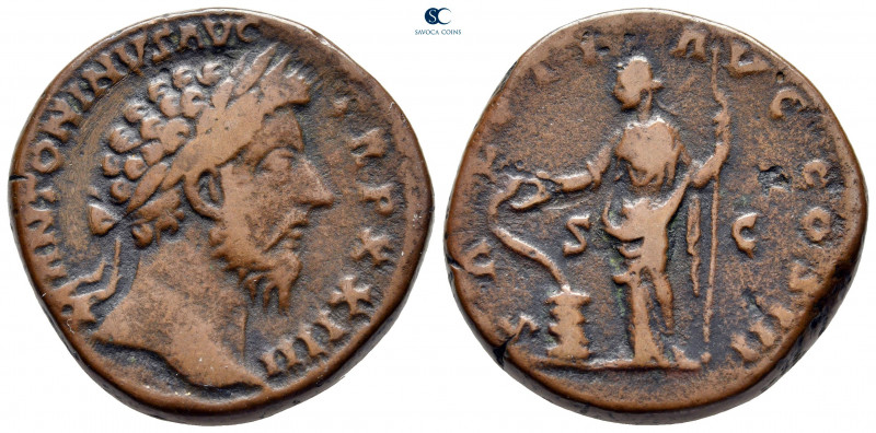 Marcus Aurelius AD 161-180. Rome
Sestertius Æ

30 mm, 25,82 g



very fin...