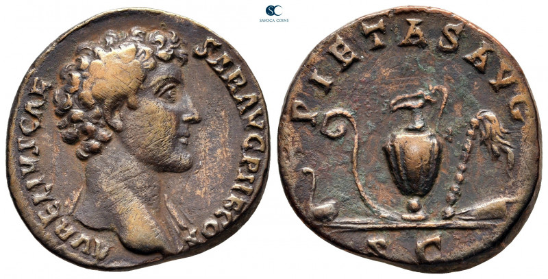 Marcus Aurelius AD 161-180. Rome
As Æ

22 mm, 8,23 g



very fine
