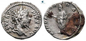 Septimius Severus AD 193-211. Rome. Fourreé Denarius Æ