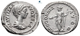 Plautilla. Augusta AD 202-205. Rome. Denarius AR