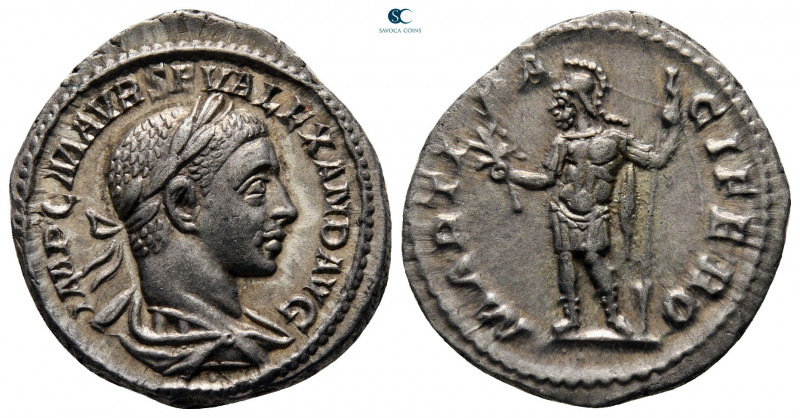 Severus Alexander AD 222-235. Rome
Denarius AR

20 mm, 3,55 g



nearly e...