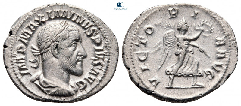 Maximinus I Thrax AD 235-238. Rome
Denarius AR

18 mm, 2,99 g



very fin...