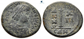 Justinian I AD 527-565. Carthage. Decanummium Æ