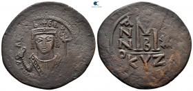 Maurice Tiberius AD 582-602. Cyzicus. Follis or 40 Nummi Æ