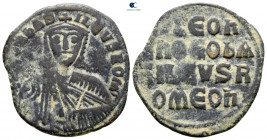 Leo VI the Wise AD 886-912. Constantinople. Follis or 40 Nummi Æ