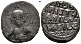 Attributed to Basil II and Constantine VIII AD 976-1028. Constantinople. Anonymous Follis Æ