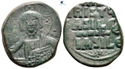 Attributed to Basil II and Constantine VIII AD 976-1028. Constantinople. Anonymous Follis Æ