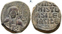 Attributed to Basil II and Constantine VIII AD 976-1028. Constantinople. Anonymous Follis Æ