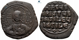 Attributed to Basil II and Constantine VIII AD 976-1028. Constantinople. Anonymous Follis Æ