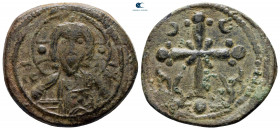 Nicephorus III Botaniates AD 1078-1081. Constantinople. Anonymous Follis Æ