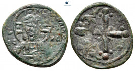 Nicephorus III Botaniates AD 1078-1081. Constantinople. Anonymous Follis Æ