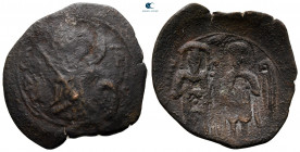 Michael VIII Palaeologus AD 1261-1282. Constantinople. Trachy Æ