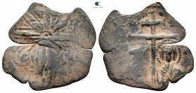 Michael VIII Palaeologus AD 1261-1282. Thessalonica. Trachy Æ