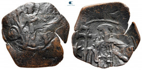 Andronicus II Palaeologus AD 1282-1328. Constantinople. Trachy Æ