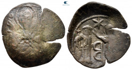 Andronicus II Palaeologus AD 1282-1328. Thessalonica. Trachy Æ